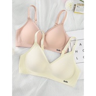 baju dalam perempuan bra span tebal Seluar dalam bra tebal cawan penuh tanpa cincin keluli