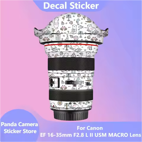For Canon EF 16-35mm F2.8 L II USM MACRO Lens Sticker Protective Skin Decal Film Anti-Scratch Protec