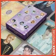 LINXX 55PCS Stray Kids Lomo Cards New Kpop Boy Band Fan Collection Merchandise Holiday Gift for Fan 