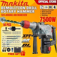 Electric Rotary Drill Cordless Hacker Hammer Drill Hacker Heavy Duty Mesin Ketuk Konkrit MAKITA Hamm