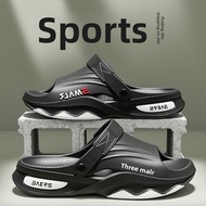 Men Sandals Shoes Thickened Outdoor Anti-slip Men's Slippers EVA Beach Waterproof Shoes Sports Men's
