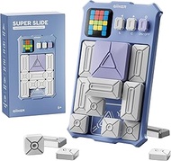 GiiKER Super Slide Puzzle Games 500+ Challenges Brain Teaser Puzzle Toys For Kids Lavender