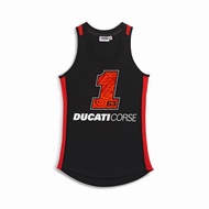 เสื้อกล้ามผู้หญิง - SINGLET - DUCATI PECCO BAGNAIA #1 BLACK LINE