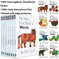 8Books)My Very First Book of Colors Shapes Numbers Words Food Animal Sounds Motion Animal Homes