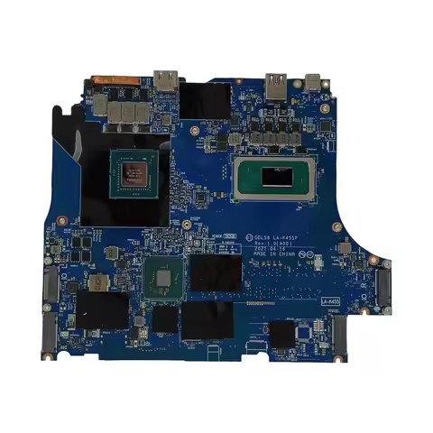 LA-K455P for Dell G15 5510 5511 Laptop Motherboard i5-11260H i5-11400H i7-11800H CPU 4GB RTX3050 RTX