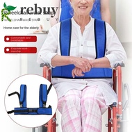 REBUY Wheelchair Seats Belt Unisex Blue Wheelchair Accessories Shoulder Fix Straps Brace Support Vest Injury Support Fixing Safety Harness
