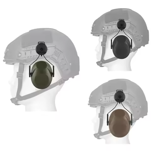 Anti-Noise Ear Plugs Tactical Hunting Ear Defenders Helmet Mounted Version Ear Muff Hearing Protecti