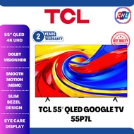 TCL 55" QLED GOOGLE TV 55P7L [4K UHD, 60Hz, AiPQ Processor, Dolby Vision · Atmos] [NEW2026]