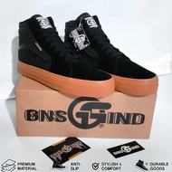 Boots Gum Sneakers Gns ind Black Gum Hoops High Series - Design ELEGAN, Synthetic Leather, Waterproo