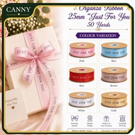 50 YARDS RIBBON BIG JUST FOR YOU / RIBEN BESAR JUST FOR YOU [KOD 81211001]