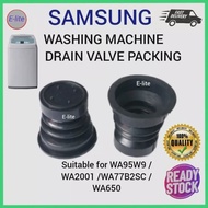 Samsung Washing Machine Drain Valve Packing Black Rubber Stopper