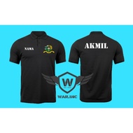 KAOS BAJU AKMIL LOGO BORDIR
