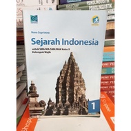 Indonesian history book 1 grade 10 SMA grapindo