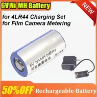 6V Rechargeable Ni-MH Battery for 4LR44 Charging Set for Film Camera Metering