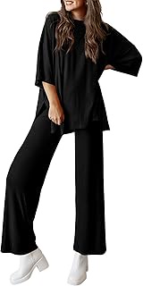 Women's Summer Fashion Lounge Matching Set 2026 Spring Travel Vacation Airport Outfits Clothes