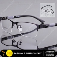 【READY STOCK】Classical Half Frame Eyeglasses Women/Men Frame Eyeglasses