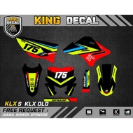 Decal KLX OLD DECAL KLX S DECAL STICKER KLX 99
