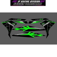 STRIPING STICKER YAMAHA MX NEW 135 NJMX LIS MALAYSIA BLACK RED