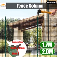 Pagar Cyclone Fence Column Triangle Steel Iron Column Tiang Pagar Fence Posts / Pagar Cyclone Column