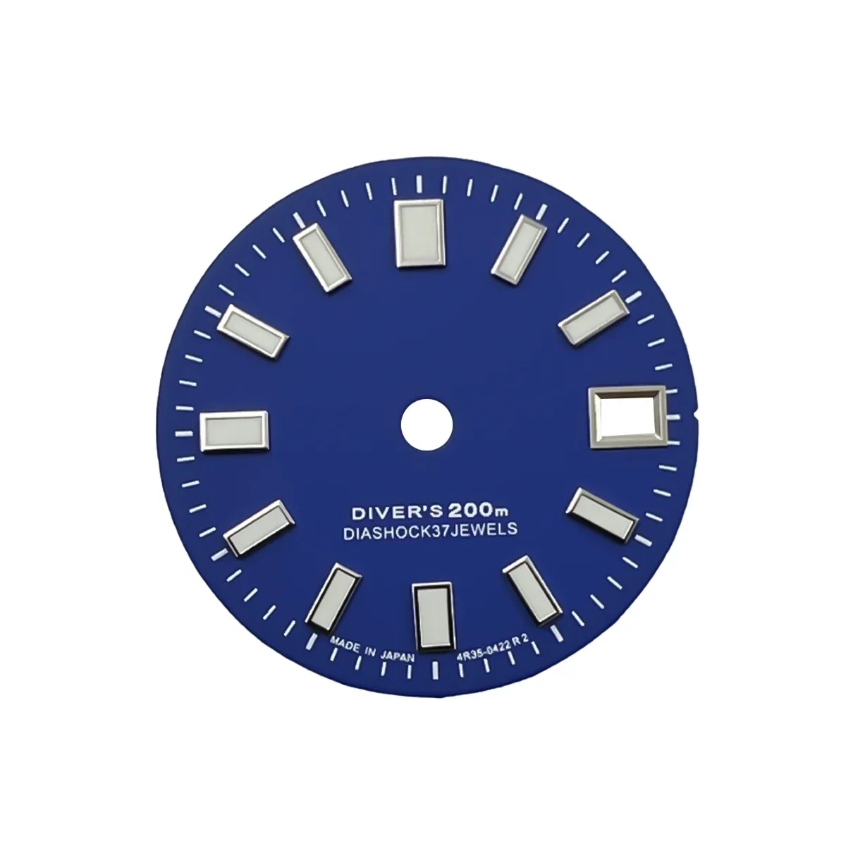 New NH35 Dial/NH34 Dial S logo 28.5mm Green Luminous Single Date Mechanical Dial for Seiko mods part