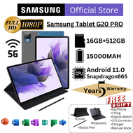 2023 NEW 5G Tablet Samsung Galaxy 12 Inch Tablet 16GB+512GB Learning Tablet for Online Classroom HD Tablet Android11