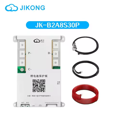 JIKONG JK-B2A8S30P BMS 4S 5S 6S 7S 8S Li-ion/ Lifepo4/ LTO Battery Active Balance Smart BMS 300A Bal
