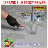 1L HEAVY DUTY ( LIGHT GREY ) EPOXY PRIMER TILES AND CERAMIC WATERPROOFING EXTERIOR AND INTERIOR TOILET