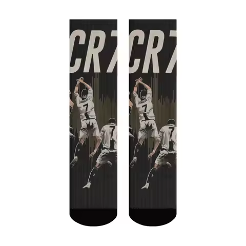 Men's novelty fun socks CR7 Cristiano Ronaldo Socks street personality trend comfortable breathable 