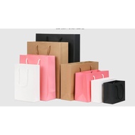 Luxurious Gift Paper Bag, Colored Paper Bag, Thick And Sturdy, Waterproof Laminated Film, Pink Paper Bag