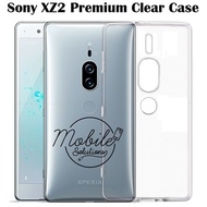 Sony Xperia XZ2 Premium Clear / Transparent TPU Case (Anti Water Marks)