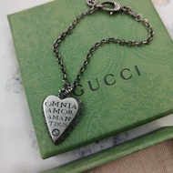 Gucci 鏤空雕花手鍊925銀