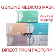 Medicos Surgical 3ply &amp; 4ply Face Mask 50's with box (Genuine) Pelitup Muka Medicos 3-lapisan 4-lapisan 50’s (Tulen)