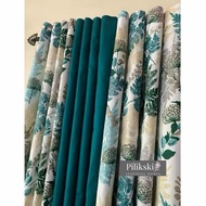 CA55Y - Clarion Teal Sold Per Pc Or 3in1 Set Ring Curtain ( 5ft - 152cm To 7ft - 213cm )