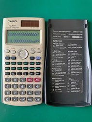 Casio FC-200V Financial Calculator with Cover 金融財務計算機計數機連外蓋