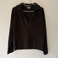 [二手] Margaret Howell 日本製寬鬆翻領外搭毛衣 MHL.