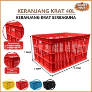 R1DO KRAT 40 LITER - Krat Piring Buah / Keranjang Pakaian / Krat