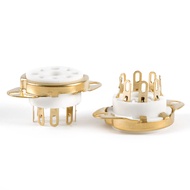 Supply Ceramic Gold-Plated 8-Pin Tube Holder Can Be Used for KT88/6550/EL34A/274b