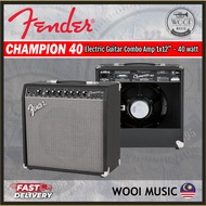 Fender Champion 40 Electric Guitar Combo Amp / Guitar Amplifier 1x12” - 40W