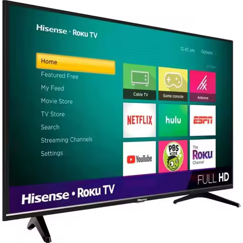 Hisense 40-Inch Class H4 Series LED Roku Smart TV with Alexa Compatibility (40H4F, 2020 Model)