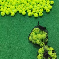 SHZTGM] 10pcs Indoor golf ball golf practice balls golf light ball have hole Golf Traini new