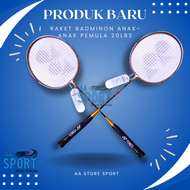 Raket Badminton Remaja 22LBS + Tas + Grip + Shuttlecock | Raket senyawa dan sambungan T Yonek AA Sto