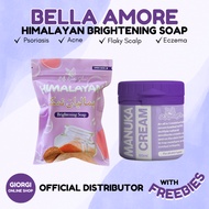 Himalayan Brightening Soap | Manuka Cream BY BELLA AMORE| for Eczema Psoriasis Acne Dandruff