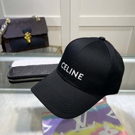 Qw New Style Black All-Match Baseball Cap Foreign Trade Celine Classic Sunshade Sunshade Letter Embr