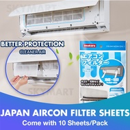 Imakara Aircon Filter Sheet Air con Filter Sheets 10Sheets/Pack Air Purifier Air Cleaning