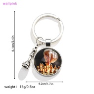 wallpink Fashion Chess Keychain Chessboard Chess Car Keychain New