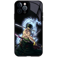 BVC Black Transforming Zoro Glass Case for iPhone 14 13 12 11 Pro Max X XR XS 8 7 ip 6S 6 Plus k1510