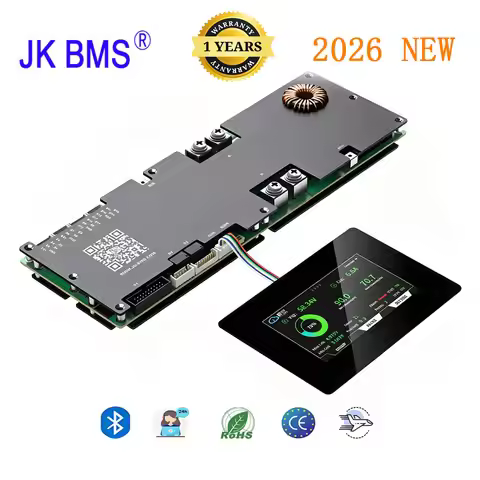 JK Jikong BMS PB2A16S20P 2A Active Balancer 16S 48V 200A Smart Bluetooth for LiFePO4 Li-ion LTO Ener