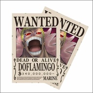 BOUNTY POSTER WANTED One Piece karakter Doflamingo dll