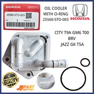 『WM』CITY T9A GM6 JAZZ GK T5A BRV OIL COOLER WITH O-RING AUTO GEAR BOX 25560-5TO-003