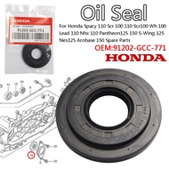 Oil Seal For 20.8×53×9 Scooter Engine Oil Seal For Honda Spacy 110 Scr 100 110 Scr100 Wh 100 Lead 110 Nhx 110 Pantheon125 150 S-Wing 125 Nes125 Arobase 150 Spare Parts